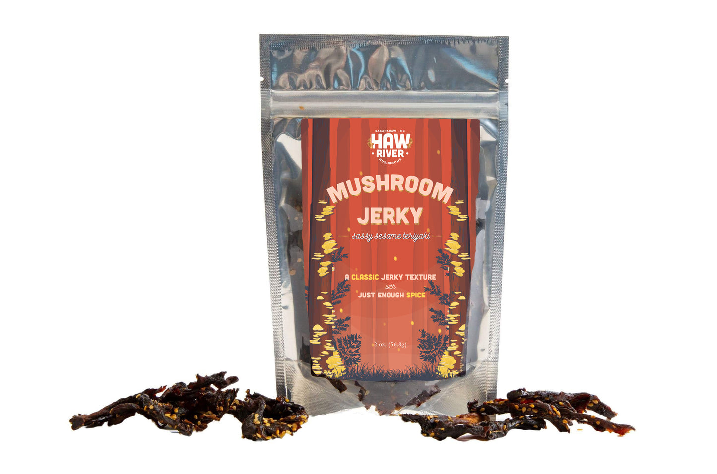 Sassy Sesame Mushroom Jerky