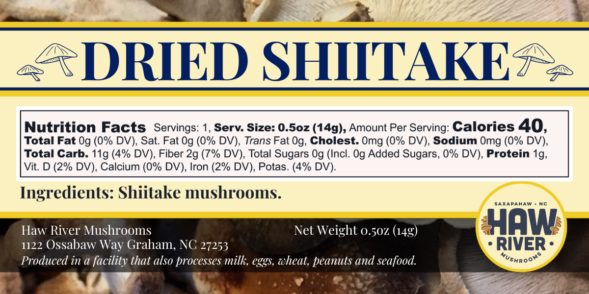 Dried Shiitake