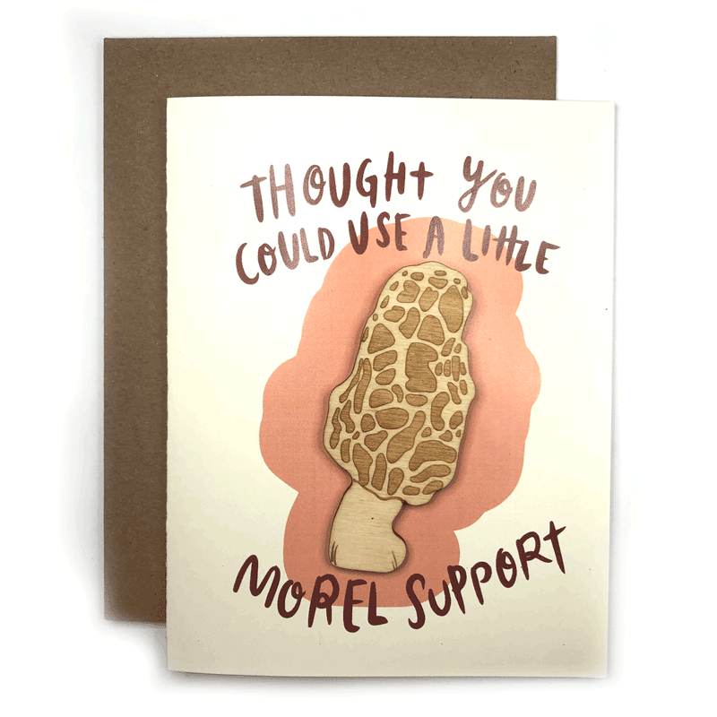 Morel Support Magnet + Card