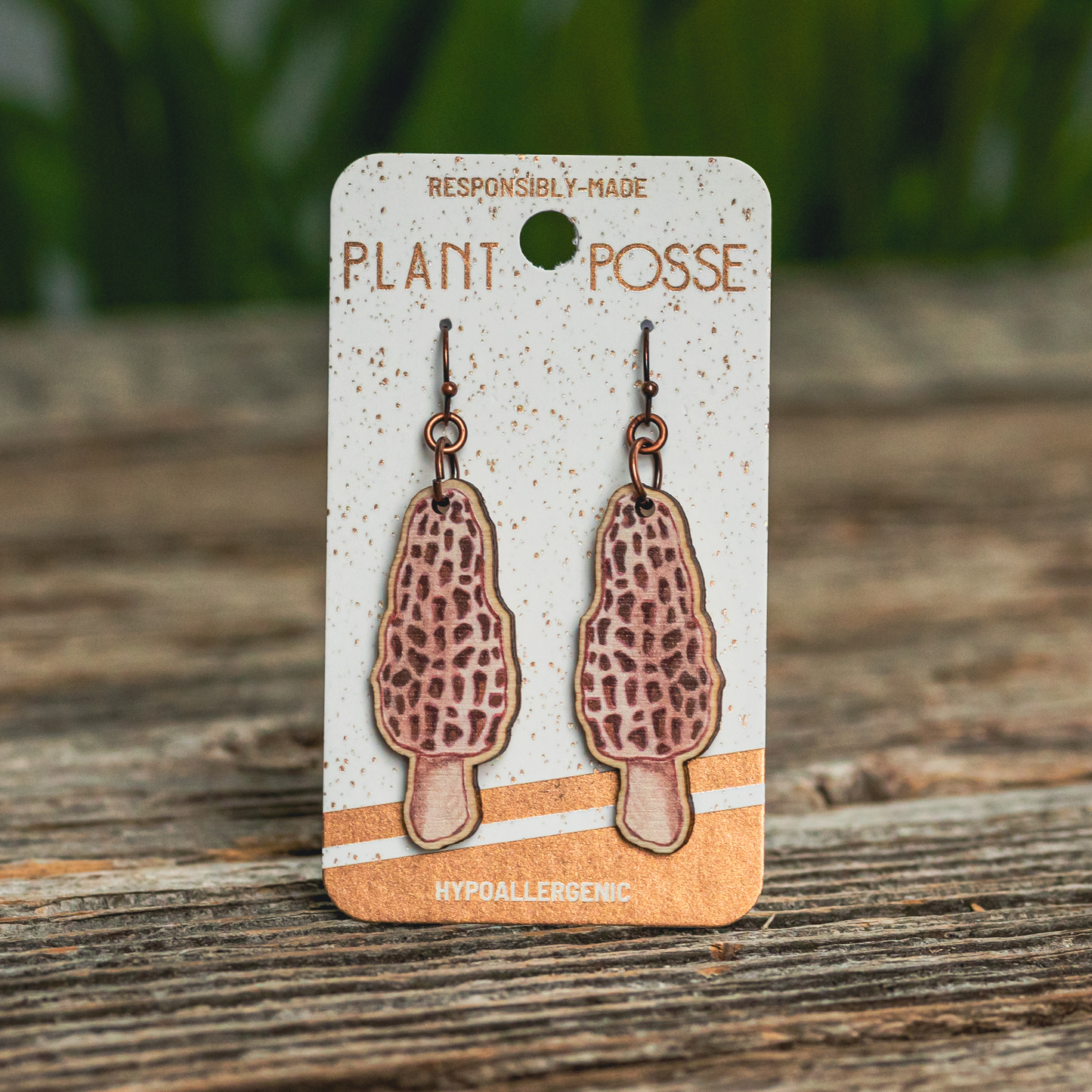 Morels Dangle Earrings