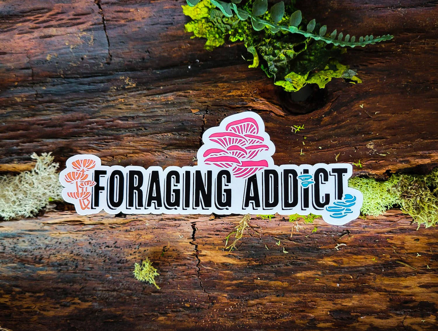 Foraging Addict Sticker