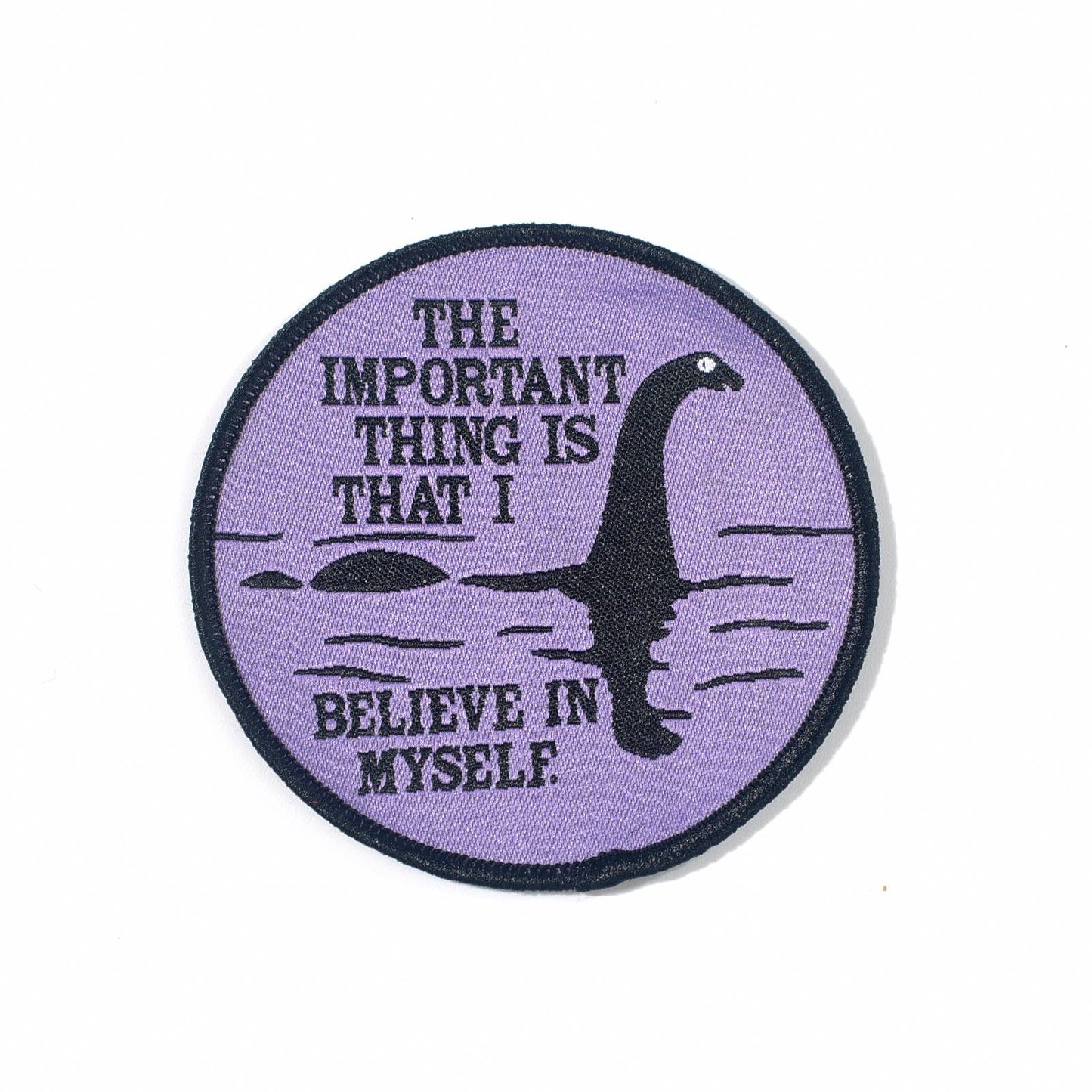 Nessie I Believe in Myself Iron-On Patch