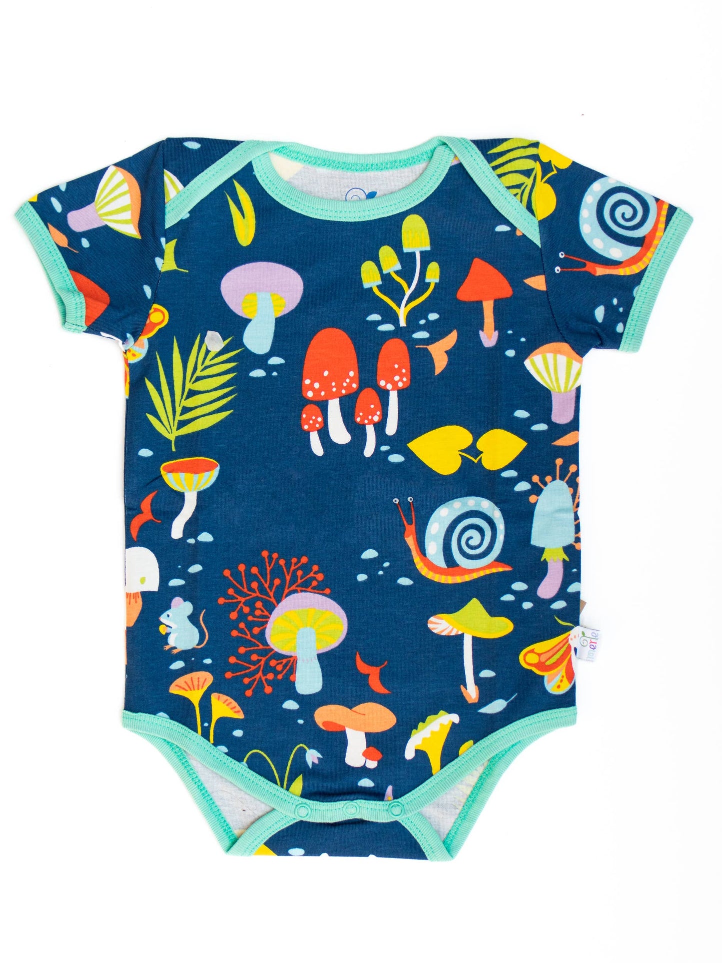 Organic Baby Bodysuits - Forest at Night