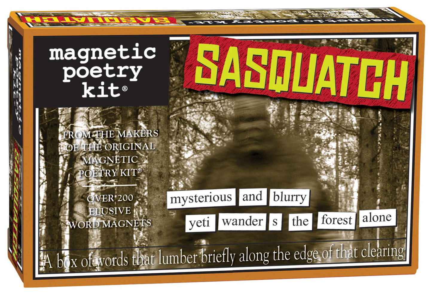 Sasquatch Magnetic Poetry Kit