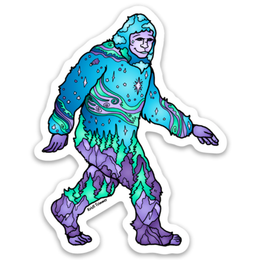 Fantasy - Sasquatch - Bigfoot Sticker