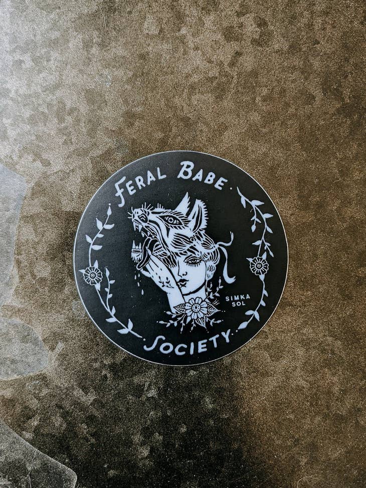 Feral Babe Society - 3" Vinyl Sticker