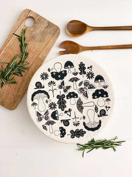 XL Fabric bowl cover/Shroom and Bloom