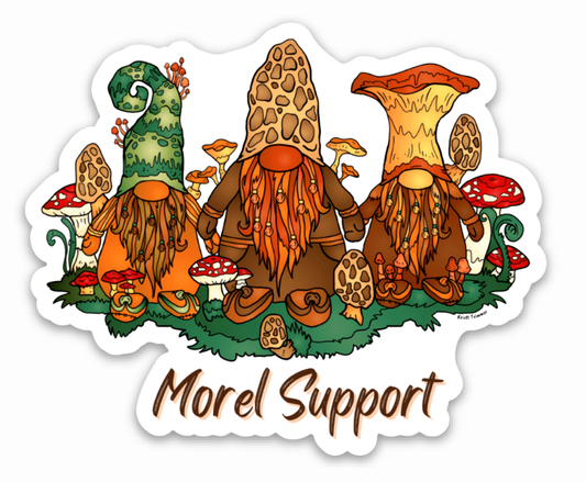 Gnomes - Mushroom Gnomes + Morel Support