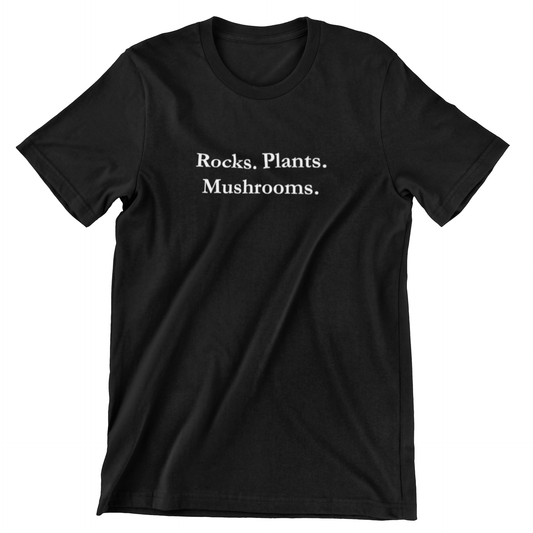 Rocks. Plants. Mushrooms. | 100% Cotton Nature T-Shirt