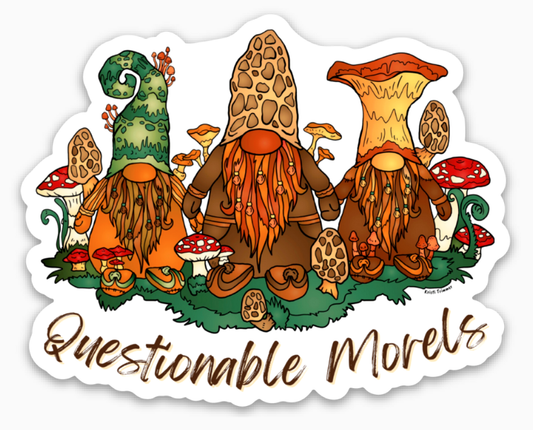 Gnomes - Mushroom Gnomes + Questionable Morels