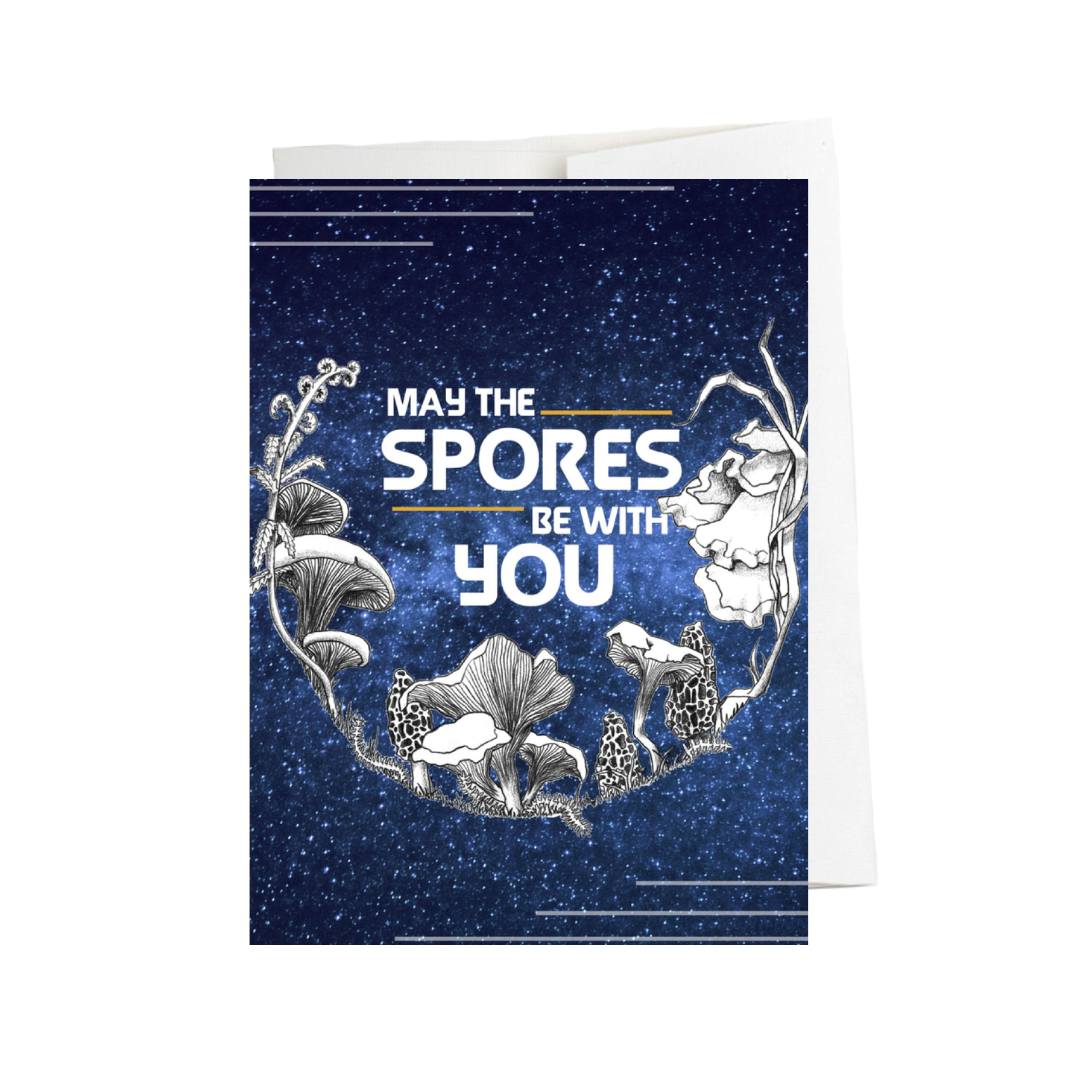 Spores Greeting Card