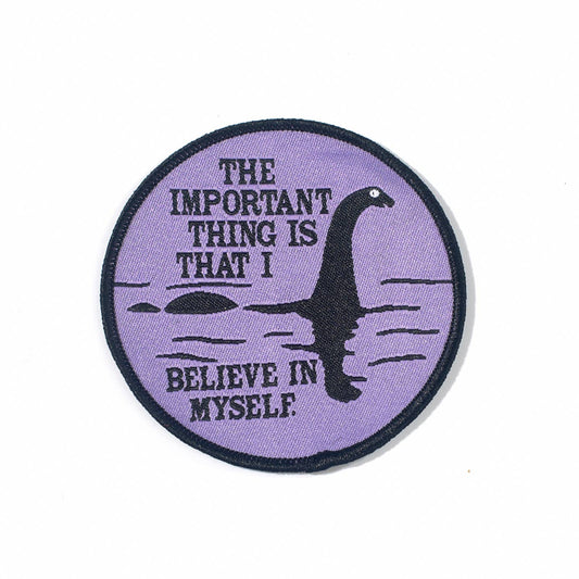 Nessie I Believe in Myself Iron-On Patch