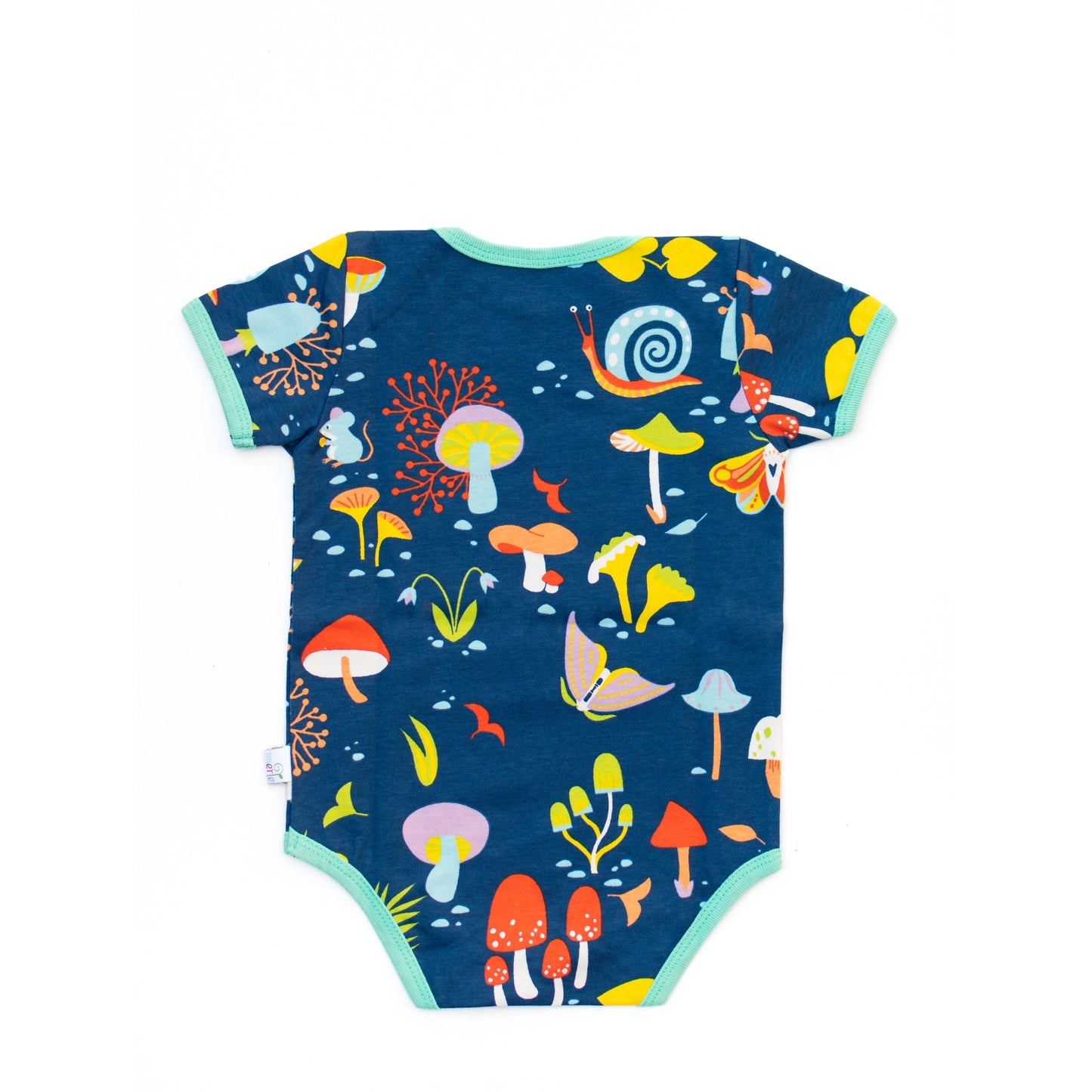 Organic Baby Bodysuits - Forest at Night